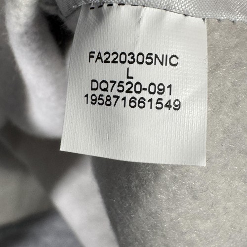 Jordan Sweatshirt Mens Large Gray Crewneck Pullover DQ7520-091 Jumpman Logo New - Picture 6 of 10