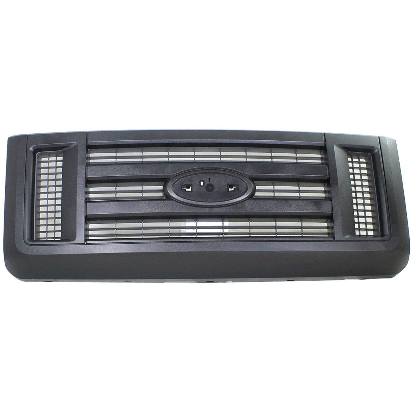 Решетка радиатора в сборе для Ford E-150 E-250 2008-2014 2008-2014 E-350 Super Duty черного цвета