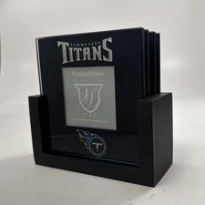Tennessee Titans Art Glass Picture Photo Coaster Set The Memory Company NFL New