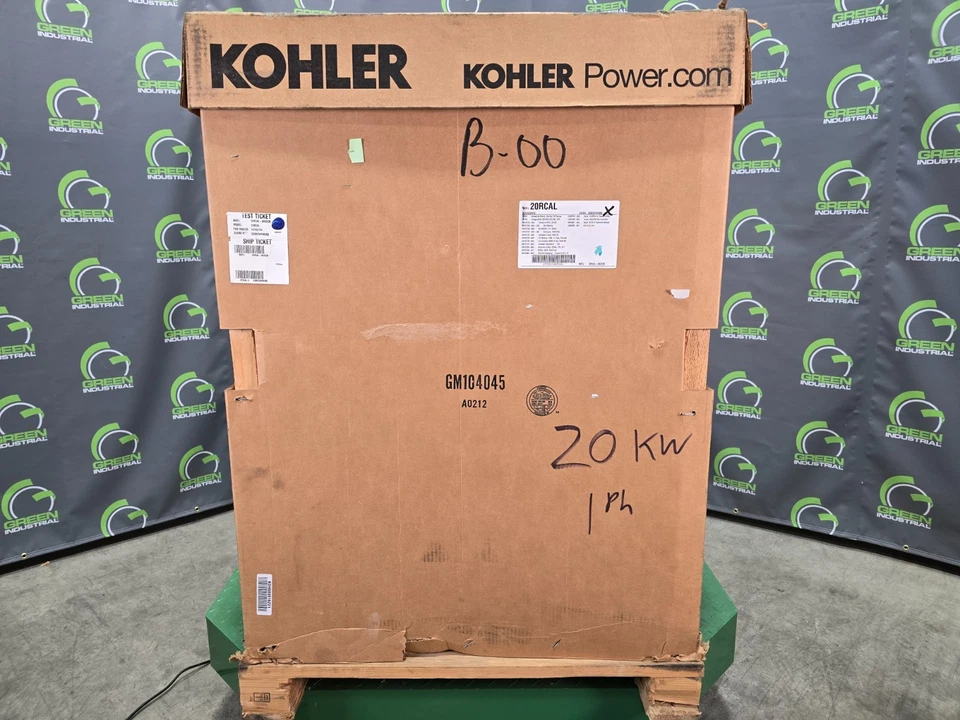 NEW 2021 20 KW Enclosed Kohler 20RCAL Natural Gas Propane Generator 240V 1Phase - Image 2 of 4