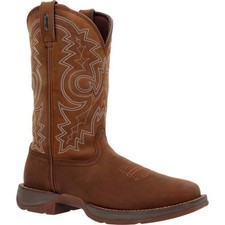 Durango Men's 12" Rebel™ by Durango Pull On Western Boot Brown - DB4443, Brown