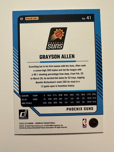 Holograma de baloncesto Panini Donruss 2024-25 verde láser elige y elige - Imagen 17 de 43