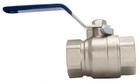 1-1/4" Nickel Plated Brass Ball Valve - Full Port 600WOG