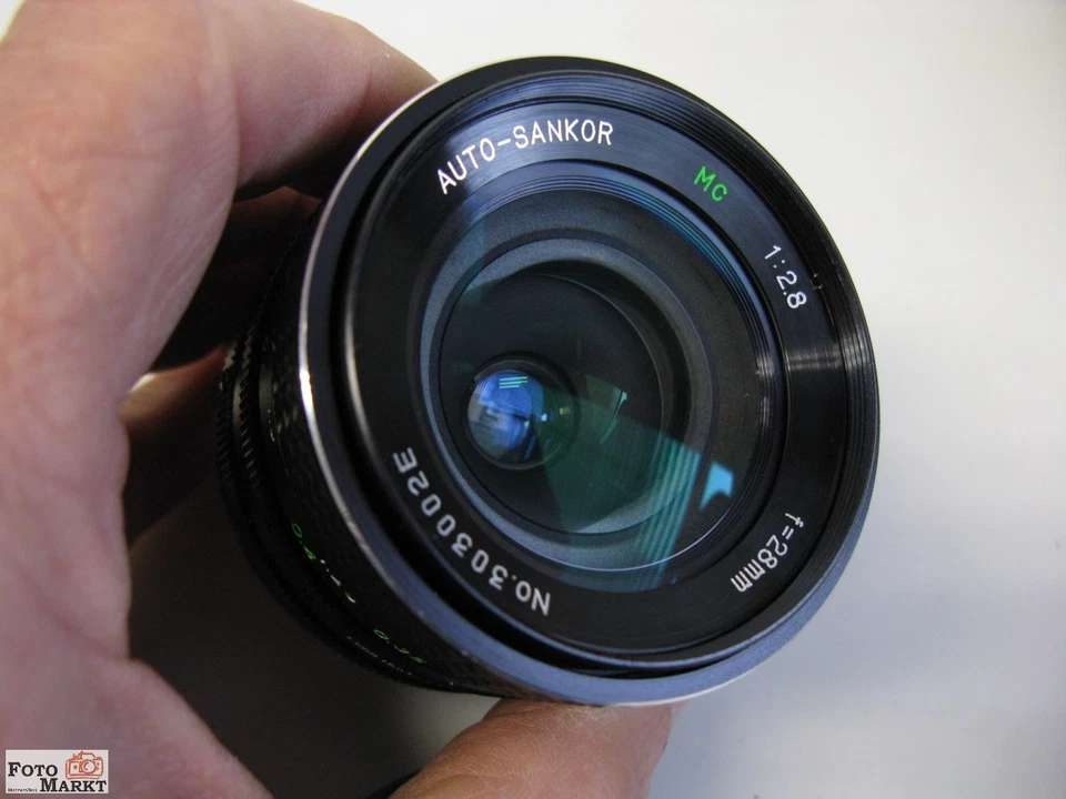 Objetivo Gran Angular M42 Auto-Sankor MC 2,8/28 Mm Rosca M-42 - Imagen 2 de 3