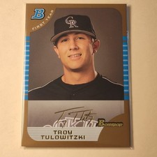 Bowman 2005 Draft First Year Troy Tulowitzki BDP105 Rockies Baseball Card