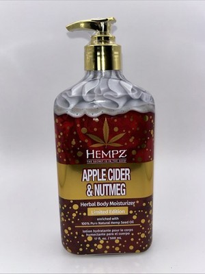 HEMPZ Apple Cider & Nutmeg Limited Edition 17 fl oz Herbal Body Moisturizer NEW