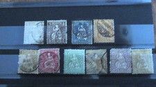 10 timbres anciens de SUISSE