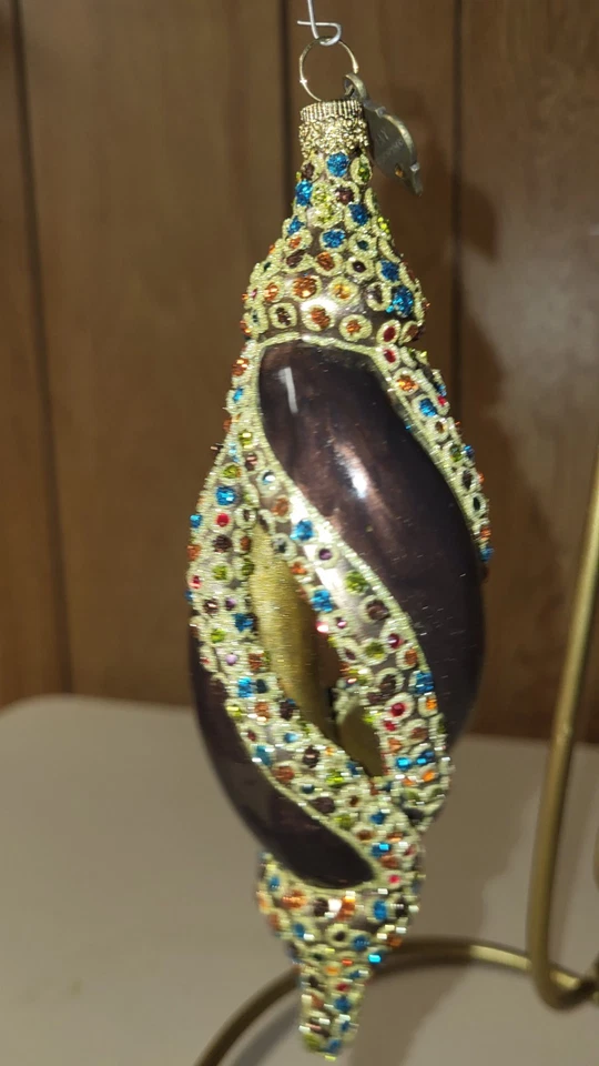 MARAVILLOSO ADORNO DE NAVIDAD JAY STRONGWATER SAN PETERSBURGO CARÁMBANO Foto 2 de 4