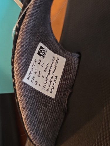 Reef Rover Flip Flop normale Sandale Herren Größe 8 neu gepolstert schwarz - Bild 5 von 5