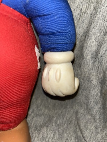 1989 Super Mario 10 Zoll Plüschpuppe/mit Hut Nintendo Amerika/Applaus *selten* - Bild 3 von 6