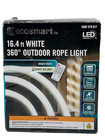 Ecosmart AL-NR-WW-16FT 16.4 ft LED Rope Light, Dimmable, Remote, Linkable, Plug-