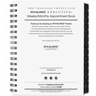 At-A-Glance Executive 2025 Appointment Book Planner Refill for 70-545, Weekly.