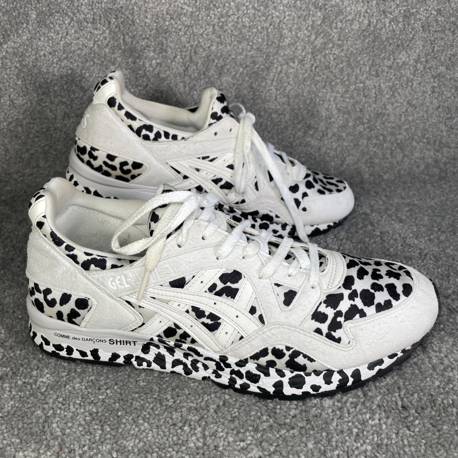 Asics x COMME des GARÇONS Zebra / Cheeta Black/White Size 9 UK / EUR 41.5 Rare