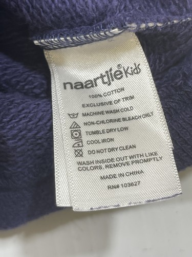 Martie Jungen Jugend marineblau 100 % Baumwolle Langarm Sweatshirt 9 - Bild 5 von 6