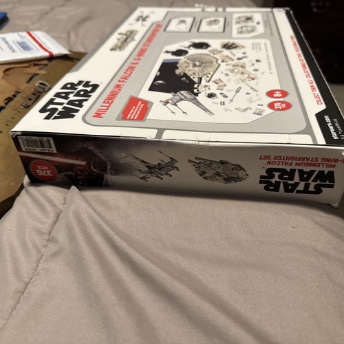 Star Wars 3D Puzzle Millennium Falcon/X-Wing Starfighter NEW open box - Picture 4 of 6