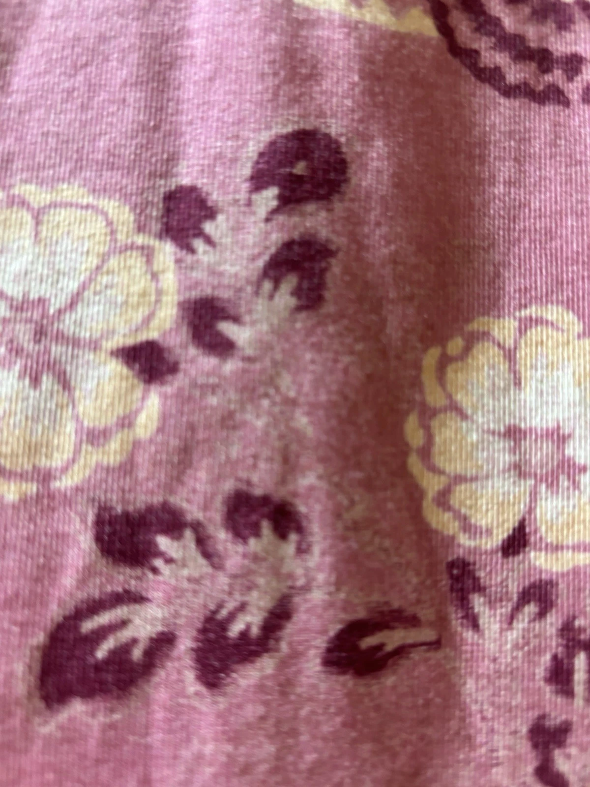 VETEMENTS Abito Spartina 449 Christine avvolgente manica 3 4 XS increspato malva floreale