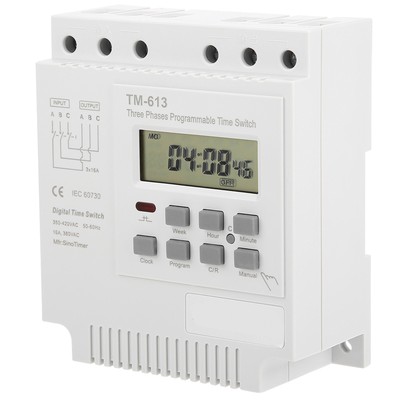 TM-163 3 Phase 380V Smart Digital Weekly Programmable Control Power Timer Switch