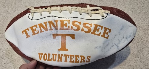 JOHNNY MAJORS TENNESSEE VOLS PITT PANTHERS SIGNED HUTCH FOOTBALL - Picture 5 of 9