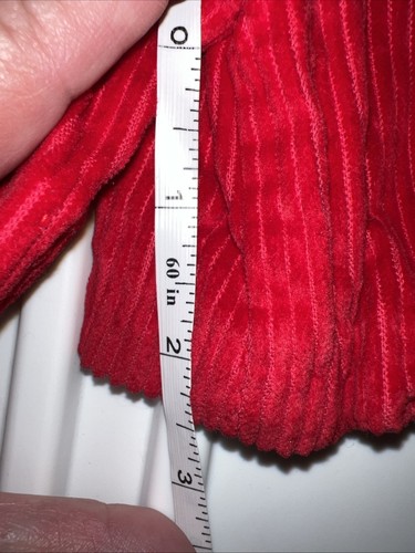 Vtg. Cone Corduroy “Scooter Skirt”Girls Size 14 NWT 1970s Dead Stock Red Skort - Picture 10 of 10