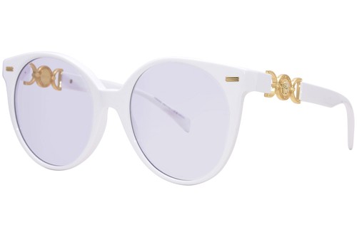 Versace VE4442 314/M3 Sonnenbrille Damen weiß/photochrome graue Gläser 55 mm