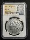 2023 $1 Morgan Silver Dollar NGC MS70 Morgan Label