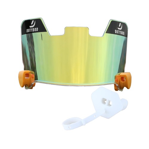 Football Visor Football Helmet Eye-Shield Sets for Youth & Adult (revo Clear-...