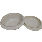 Vintage Tupperware Ultra 21 Casserole Dish Set 3 Piece 2 Qt Sealable Lid Almond