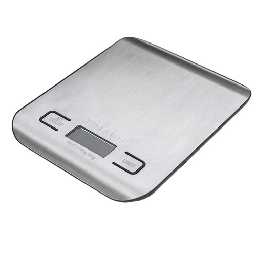 Bilancia da cucina digitale 10 kg/1 g acciaio inox LCD bilancia elettronica grammi bilancia domestica - Foto 13 di 17