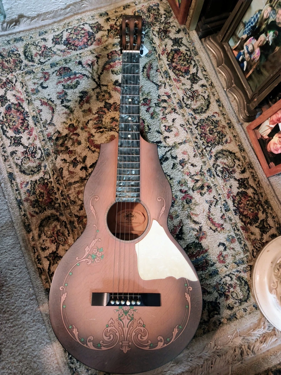 Regal Parlor 1920′-1930′ Acoustic Guitar 1930s Regal slot-head parlor guitar (X-braced) – The Parlor Guitar