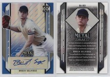 2021 Leaf Metal Draft Blue Rainbow /35 Brock Selvidge #BA-BS1 Auto