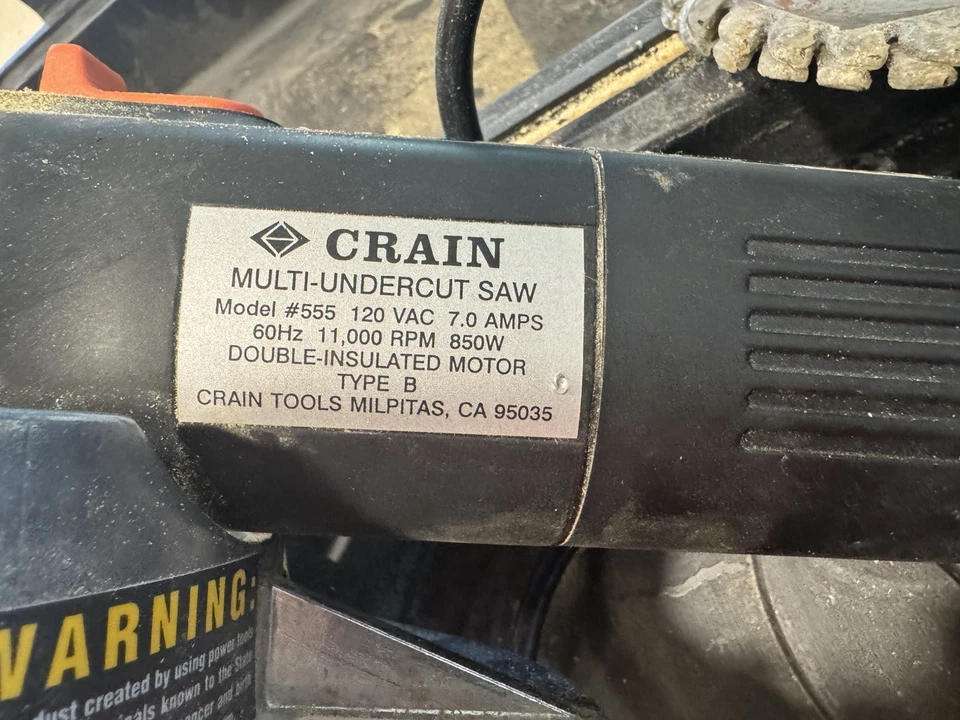 Crain #555 multi-undercut saw. Professional Grade Jams Saw. - Image 4 of 4