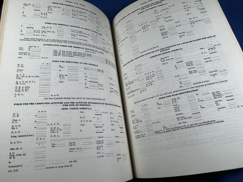 1938 American Practical Navigator Book 777 pgs - Cyclones, Currents, Instruments - Picture 14 of 22
