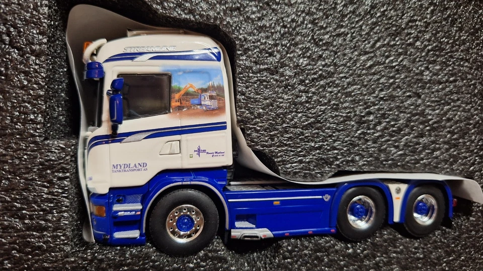 Scania Streamline HL Kipper SZ "Mydland - NO" 1:50 WSI - Bild 2 von 4