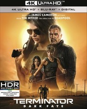 Terminator: Dark Fate New 4K UHD Blu-ray With Blu-Ray, 4K Mastering