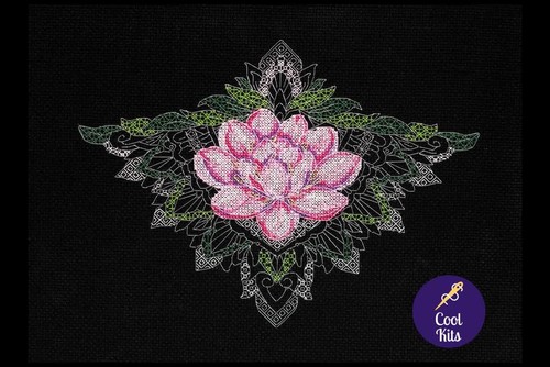 DIY Cross Stitch Kit "Lotos" 9.4"x7.1", Abris Art - Video 1 of 1