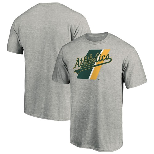 Men's Fanatics Heathered Gray Athletics Prep Squad T-Shirt