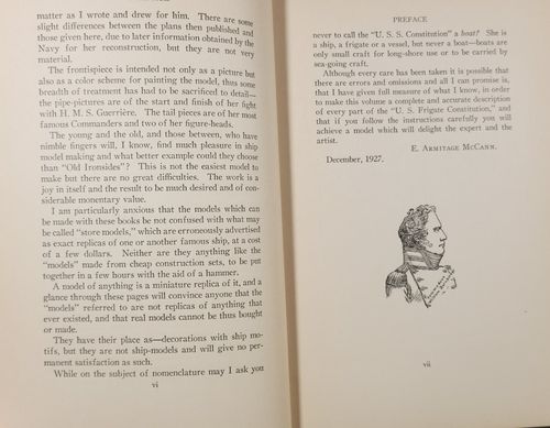 1928 Schiffsmodellbau Band 3 How Make US Fregate Constitution E Armitage McCann - Bild 7 von 17