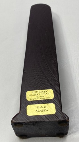 Vintage Authentic ALASKA CRAFT Totem Pole Made In Ketchikan Alaska 8.5 inches - Picture 3 of 6