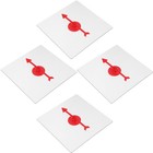  4 Stück DIY transparente Spinner, trocken abwischbar, Mathematikspiel-Spinner