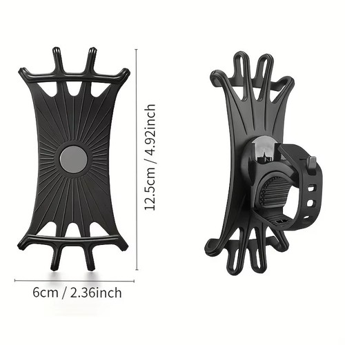 360° Bicycle Bike Mobile Phone Holder Bracket Mount for Handlebar Scooter - Picture 2 of 4
