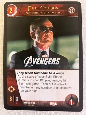 MCU2-013 AGENT COULSON 2018 Upper Deck VS MCU MARVEL CINEMATIC UNIVERSE HEROES