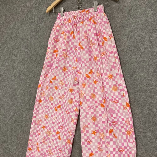 Cotton On Body Pants Womens Size XS Cotton Elastic Waist Wide-Leg Multicoloured - Picture 2 of 9