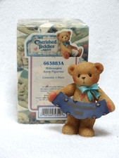 1999 Enesco Avon Cherished Teddies Millennium Figurine 663883A  2 3/4" h