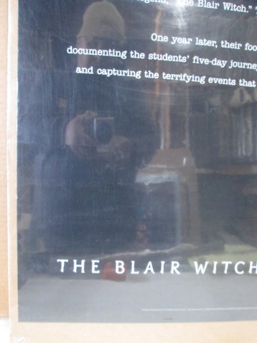 The Blair witch project Missing vintage original movie poster 1999  22835 - Picture 4 of 5