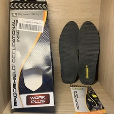 PowerStep Ergoshield Occupational Insoles ES Work Plus Sizes M 3-4.5 & W 5-6.5