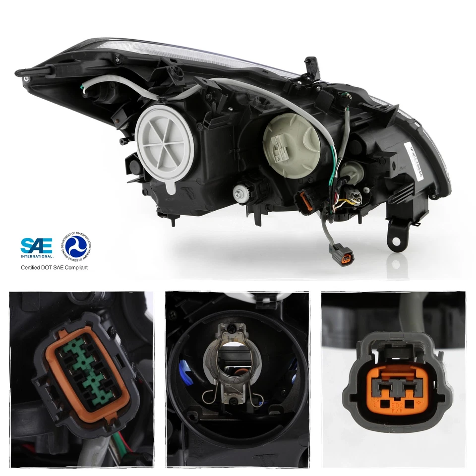 Para Infiniti M37 M56 HID 2011-2013 sin proyector AFS cromo faro controlador izquierdo Foto 2 de 4