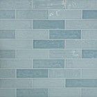 Cruz Bay Studio BE3 Bedouin - 4" x 12" Brick Wall Tile - Glossy - Green