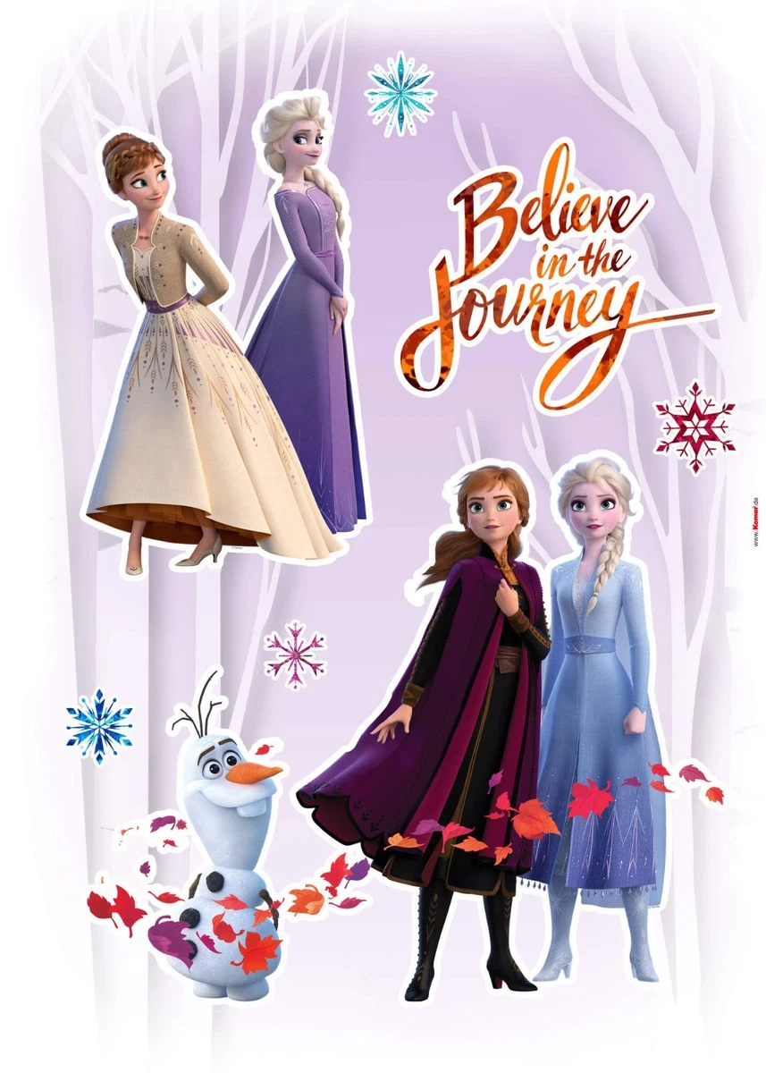 Disney Frozen Juego Pegatinas Pared 50x70 cm Vinilo Elsa Anna