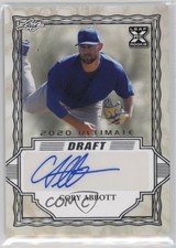 2020 Leaf Ultimate Draft Cory Abbott #BA-CA1 Auto