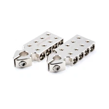 Pair ILL Customz 0 Gauge Battery Terminals 8 Input SAE Top Post Cable Clamps
